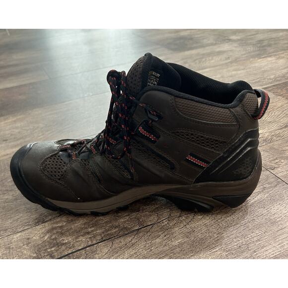 KEEN Utility Men’s 11 EE Lansing Mid Waterproof Leather Steel Toe Work Boot main image 10